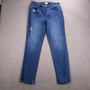 CANDACE Cameron Bure Jeans Size 12 Pacific Straight Leg Stretch Denim